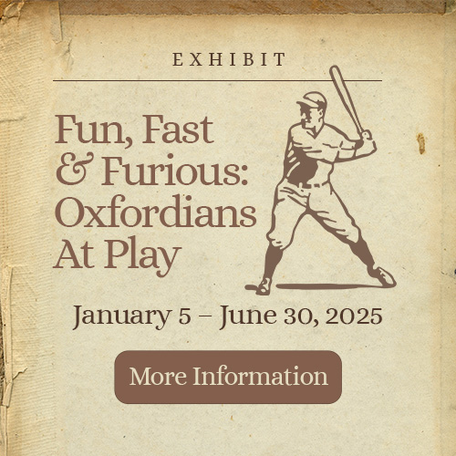 Fun, Fast, and Furious: Oxfordians At Play with vintage baseball player