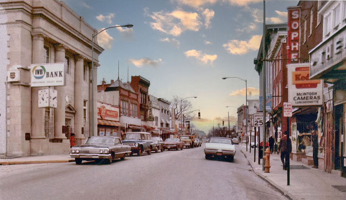 Third and Locust Streets, Oxford, Pennsylvania - circa 1960